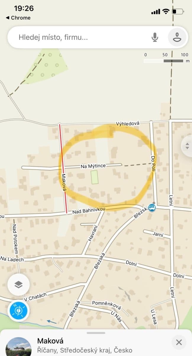 Prodej pozemku 780 m², Na Mýtince, Říčany, Středočeský kraj Prodej pozemku 780 m², Na Mýtince, Říčany, Středočeský kraj