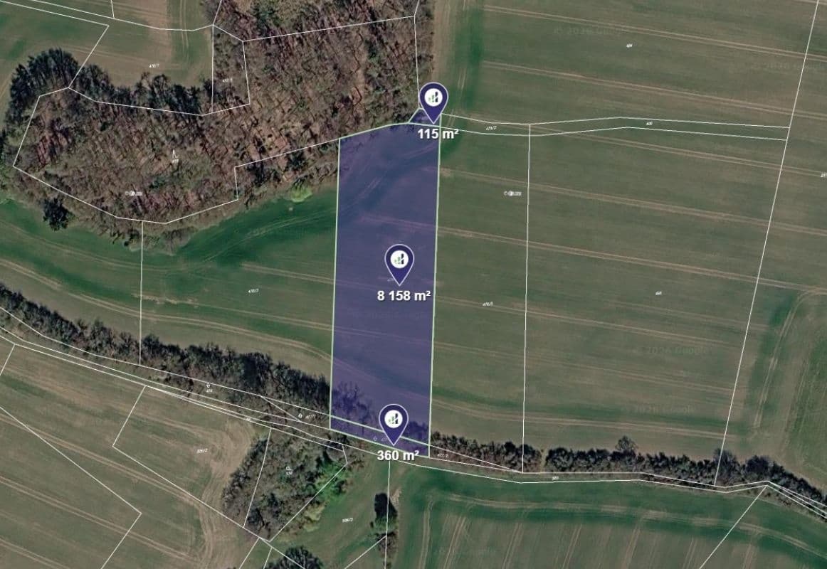 Prodej pozemku 8.633 m², Jankov, Středočeský kraj Prodej pozemku 8.633 m², Jankov, Středočeský kraj