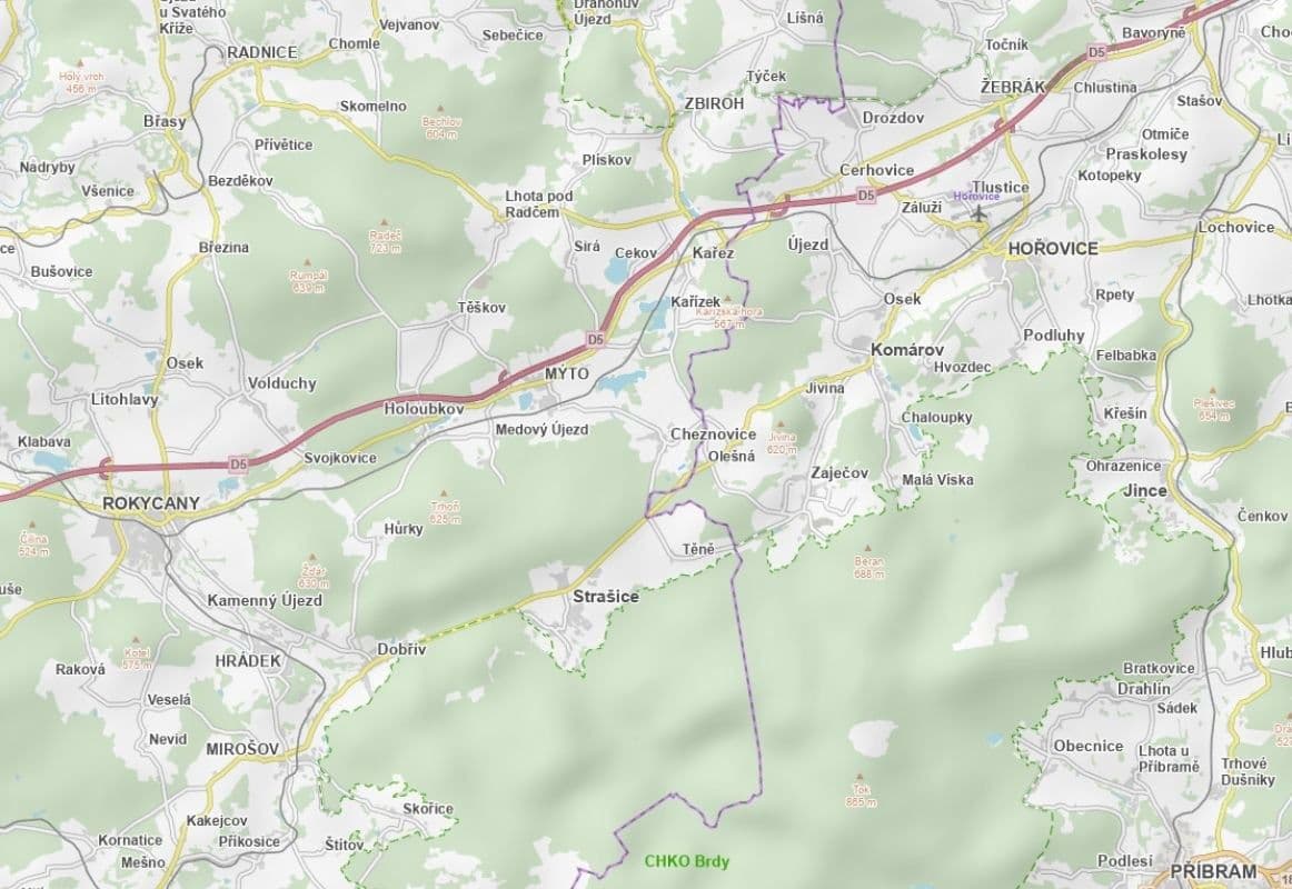 Prodej pozemku 7.448 m², Cheznovice, Plzeňský kraj Prodej pozemku 7.448 m², Cheznovice, Plzeňský kraj