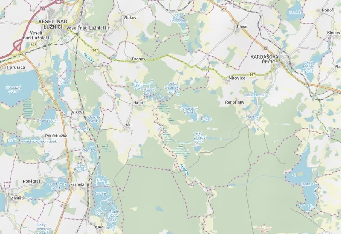 Prodej pozemku 3.824 m², Val, Jihočeský kraj Prodej pozemku 3.824 m², Val, Jihočeský kraj