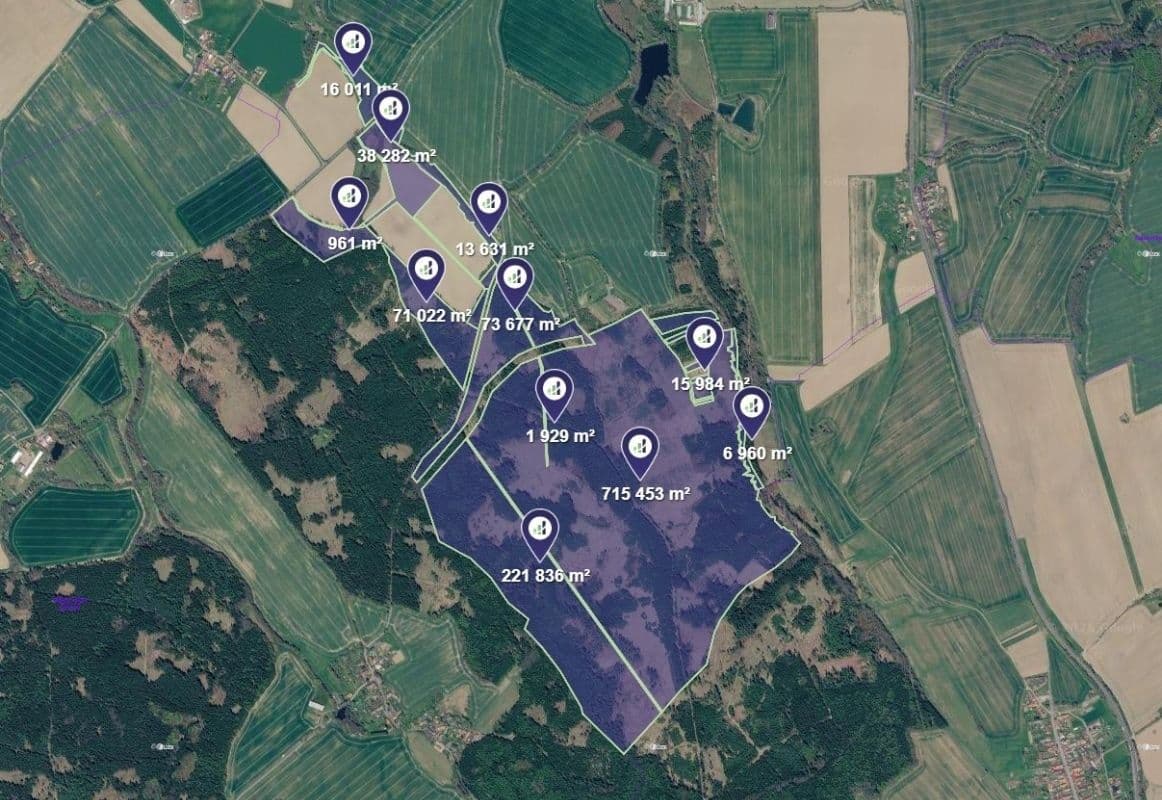 Prodej pozemku 17.535 m², Golčův Jeníkov, Kraj Vysočina Prodej pozemku 17.535 m², Golčův Jeníkov, Kraj Vysočina