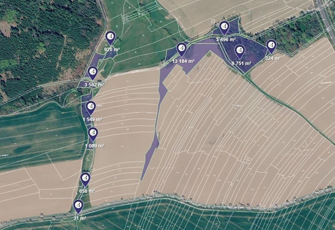 Prodej pozemku 17.535 m², Golčův Jeníkov, Kraj Vysočina Prodej pozemku 17.535 m², Golčův Jeníkov, Kraj Vysočina