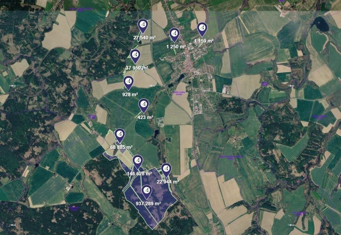 Prodej pozemku 17.535 m², Golčův Jeníkov, Kraj Vysočina Prodej pozemku 17.535 m², Golčův Jeníkov, Kraj Vysočina