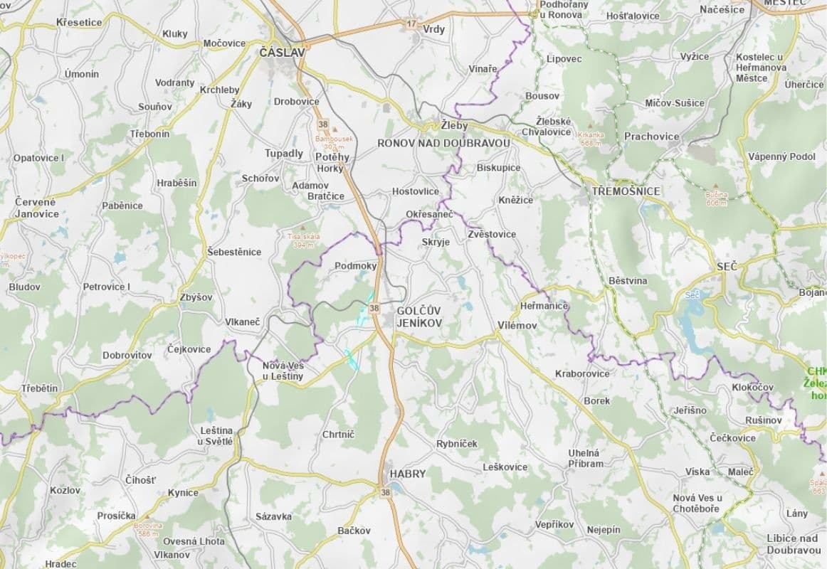 Prodej pozemku 17.535 m², Golčův Jeníkov, Kraj Vysočina Prodej pozemku 17.535 m², Golčův Jeníkov, Kraj Vysočina