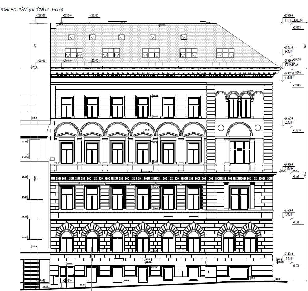 Pronájem nebytového prostoru 272 m², Sokolská, Praha, Praha Pronájem nebytového prostoru 272 m², Sokolská, Praha, Praha