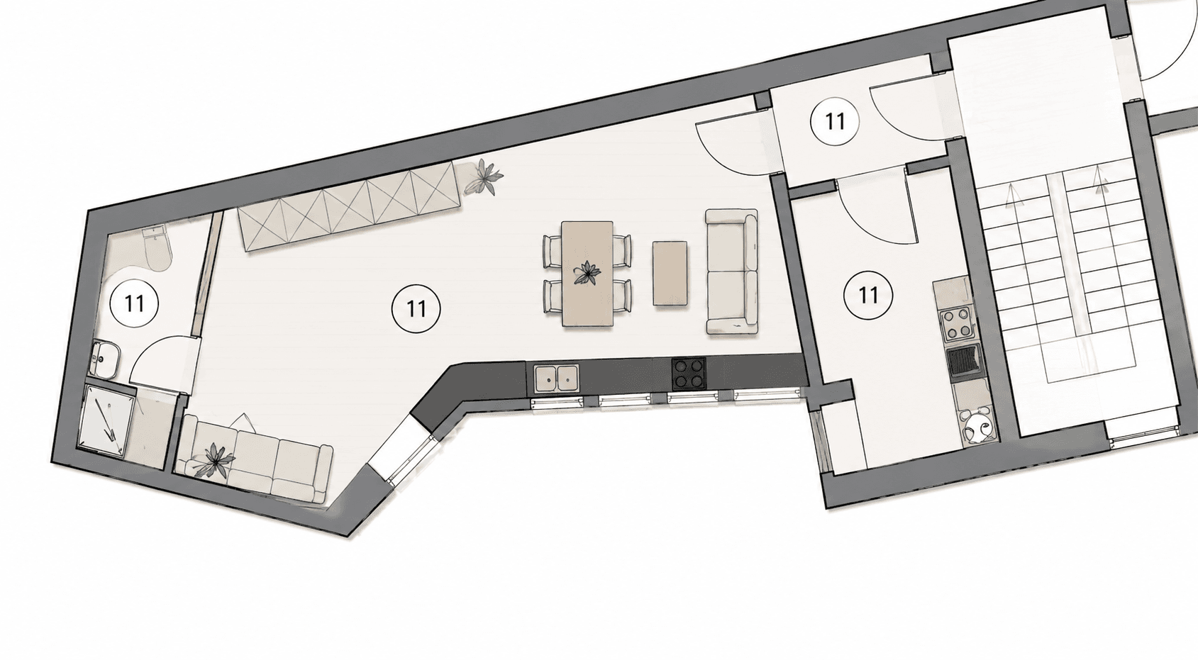 Pronájem bytu 1+kk 37 m², Klosterbergestr. 22, Magdeburg, Sasko-Anhaltsko Pronájem bytu 1+kk 37 m², Klosterbergestr. 22, Magdeburg, Sasko-Anhaltsko