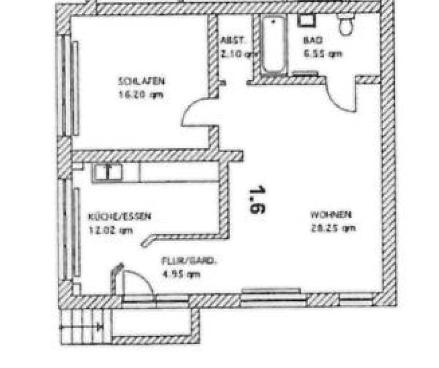 Pronájem bytu 2+1 75 m², Darmstädter Str. 26, Heppenheim, Hessen Pronájem bytu 2+1 75 m², Darmstädter Str. 26, Heppenheim, Hessen