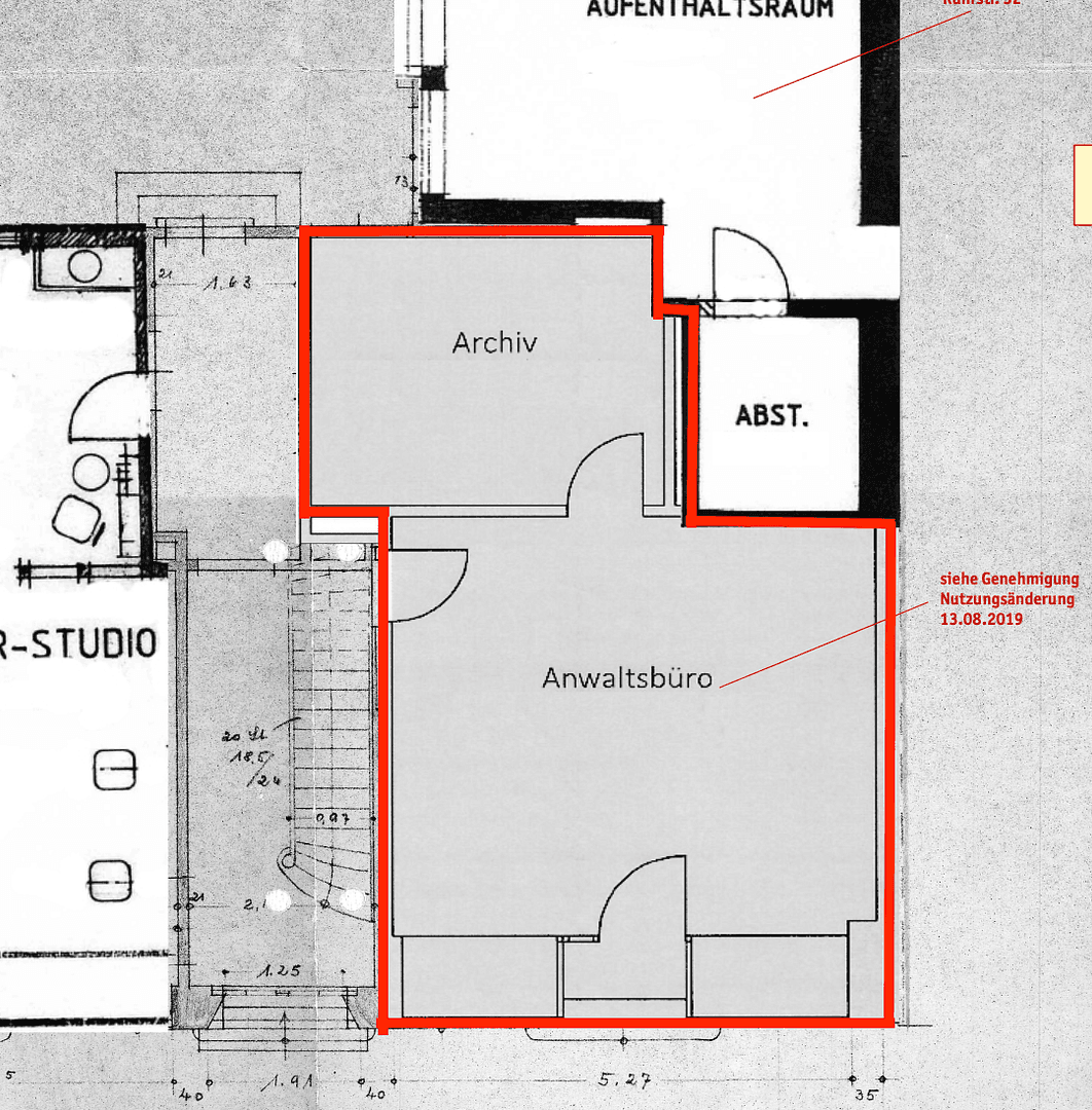 Pronájem nebytového prostoru 50 m², Ruhrstr 34, Witten, Severní Porýní-Vestfálsko Pronájem nebytového prostoru 50 m², Ruhrstr 34, Witten, Severní Porýní-Vestfálsko