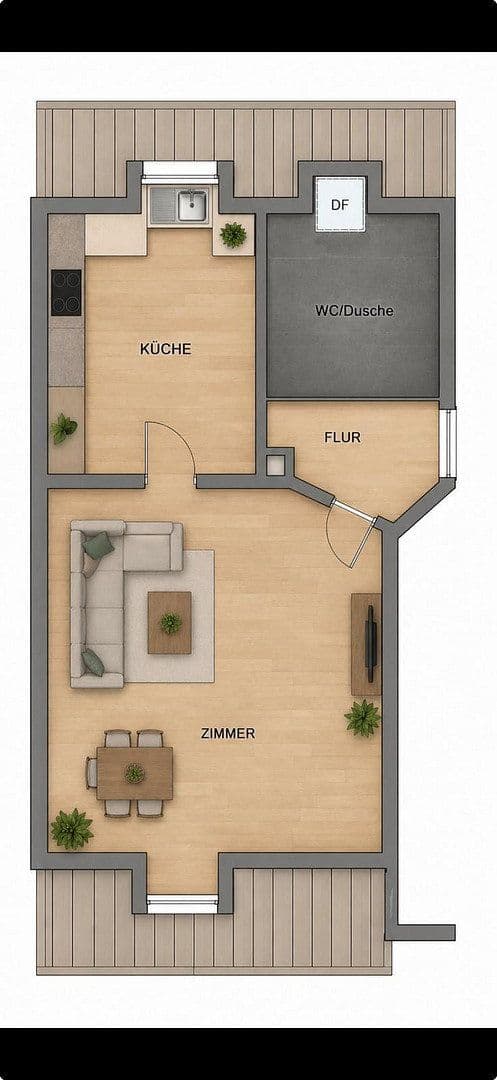 Prodej bytu 1+1 28 m², Fürth, Bavorsko Prodej bytu 1+1 28 m², Fürth, Bavorsko