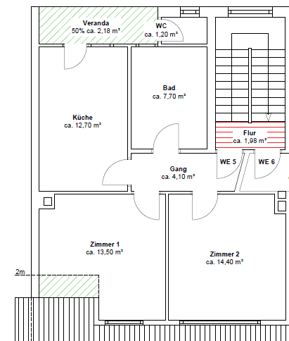 Pronájem bytu 2+kk 57 m², Geigerstraße 9, Pforzheim, Bádensko-Württembersko Pronájem bytu 2+kk 57 m², Geigerstraße 9, Pforzheim, Bádensko-Württembersko
