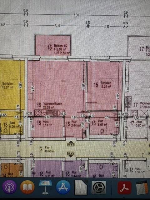 Pronájem bytu 2+1 56 m², Würzburger Straße 37, Stockstadt am Main, Bavorsko Pronájem bytu 2+1 56 m², Würzburger Straße 37, Stockstadt am Main, Bavorsko