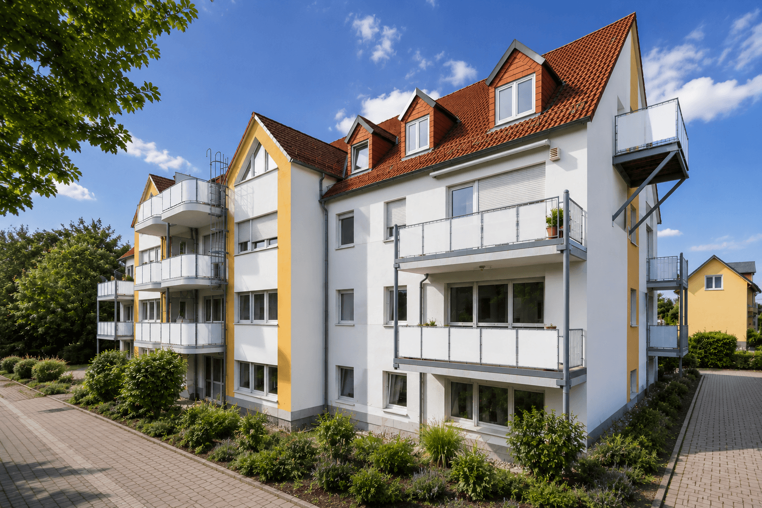 Pronájem bytu 2+1 62 m², An der Post 13, Weinböhla, Sasko Pronájem bytu 2+1 62 m², An der Post 13, Weinböhla, Sasko