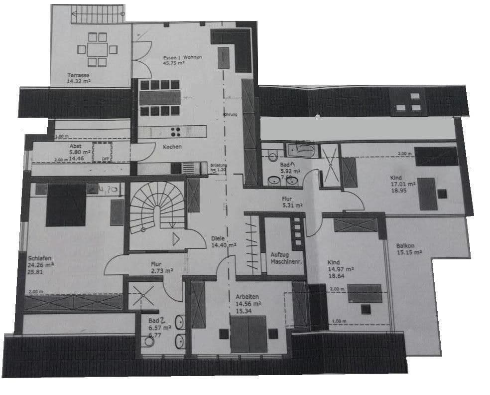 Pronájem bytu 5+1 170 m², Bielefeld, Severní Porýní-Vestfálsko Pronájem bytu 5+1 170 m², Bielefeld, Severní Porýní-Vestfálsko