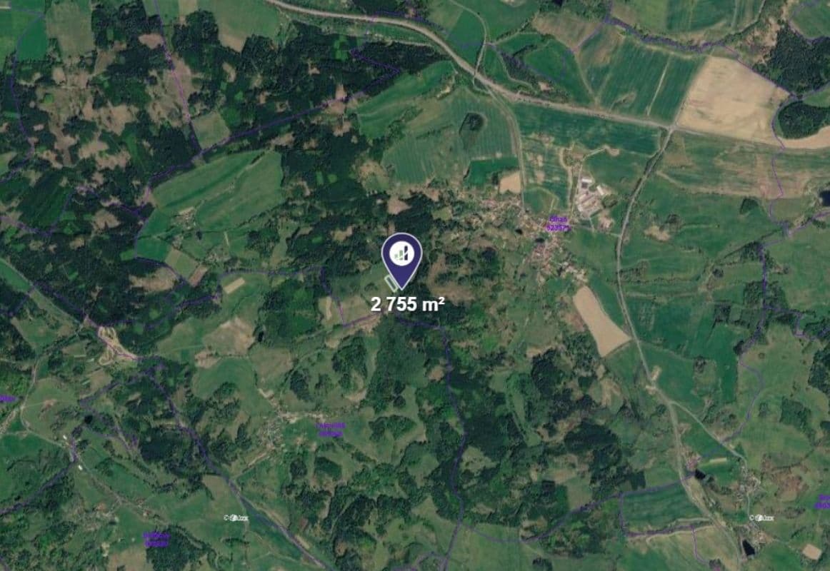 Prodej pozemku 2.755 m², Číhaň, Plzeňský kraj Prodej pozemku 2.755 m², Číhaň, Plzeňský kraj