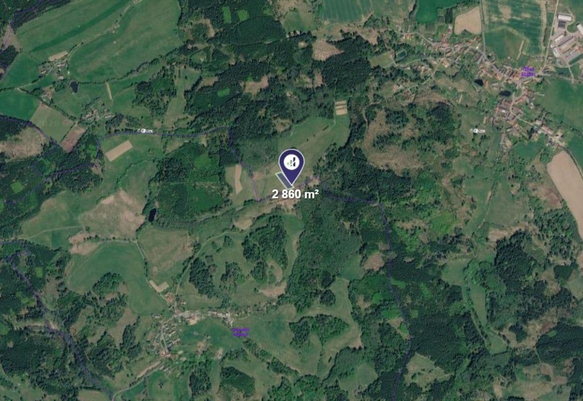 Prodej pozemku 2.860 m², Číhaň, Plzeňský kraj Prodej pozemku 2.860 m², Číhaň, Plzeňský kraj
