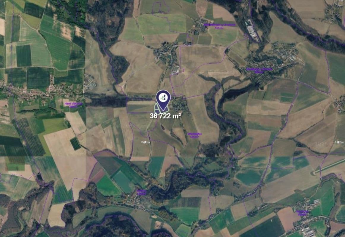 Prodej pozemku 36.722 m², Chvalkovice, Královéhradecký kraj Prodej pozemku 36.722 m², Chvalkovice, Královéhradecký kraj