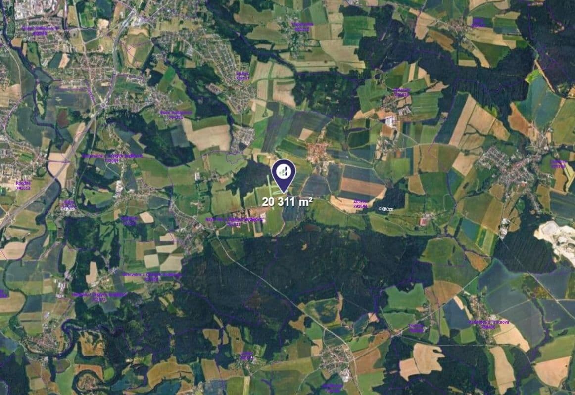 Prodej pozemku 2.539 m², Nová Ves, Jihočeský kraj Prodej pozemku 2.539 m², Nová Ves, Jihočeský kraj
