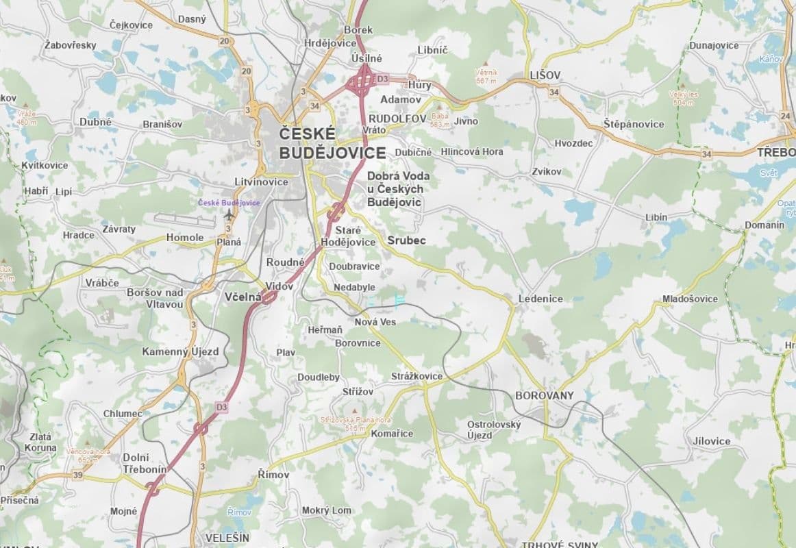 Prodej pozemku 2.539 m², Nová Ves, Jihočeský kraj Prodej pozemku 2.539 m², Nová Ves, Jihočeský kraj