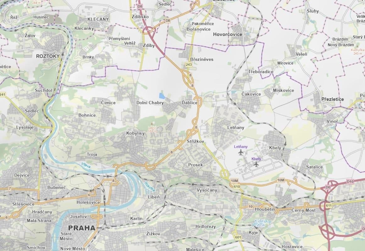 Prodej pozemku 10.316 m², Praha, Praha Prodej pozemku 10.316 m², Praha, Praha