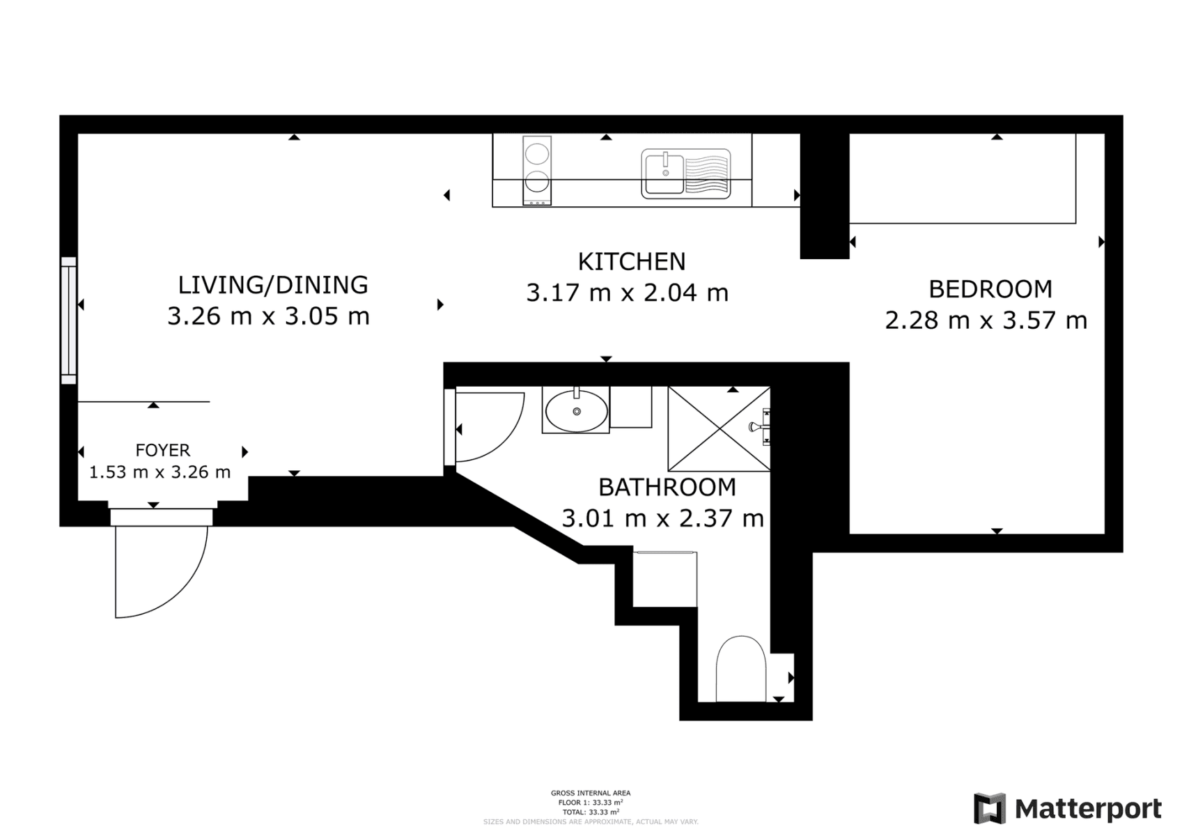 Pronájem bytu 1+kk 30 m², Navrátilova, Praha, Praha Pronájem bytu 1+kk 30 m², Navrátilova, Praha, Praha
