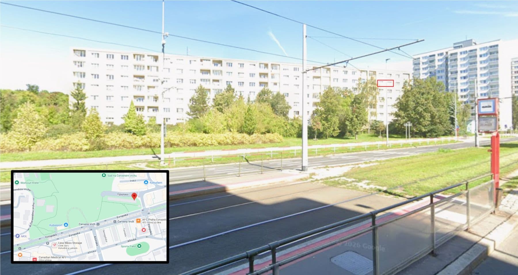 Pronájem bytu 2+kk 34 m², Egyptská, Praha, Praha Pronájem bytu 2+kk 34 m², Egyptská, Praha, Praha
