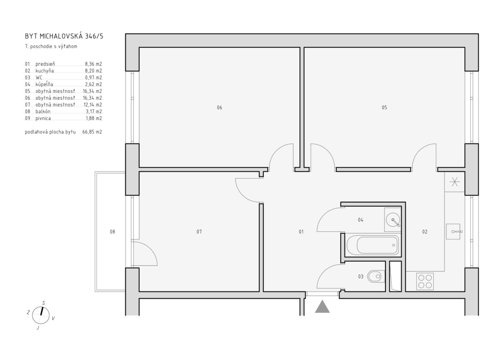 Prodej bytu 3+1 66 m², Michalovská, Košice - mestská časť Západ, Košický kraj Prodej bytu 3+1 66 m², Michalovská, Košice - mestská časť Západ, Košický kraj