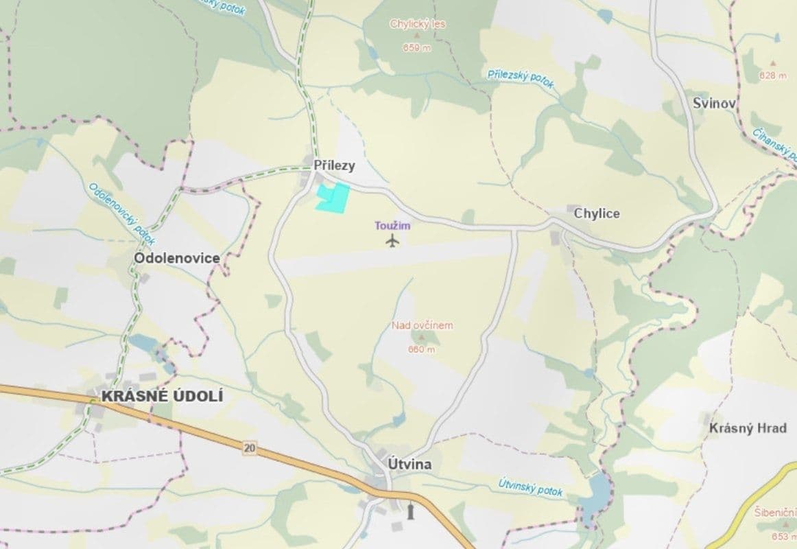 Prodej pozemku 45.618 m², Útvina, Karlovarský kraj Prodej pozemku 45.618 m², Útvina, Karlovarský kraj