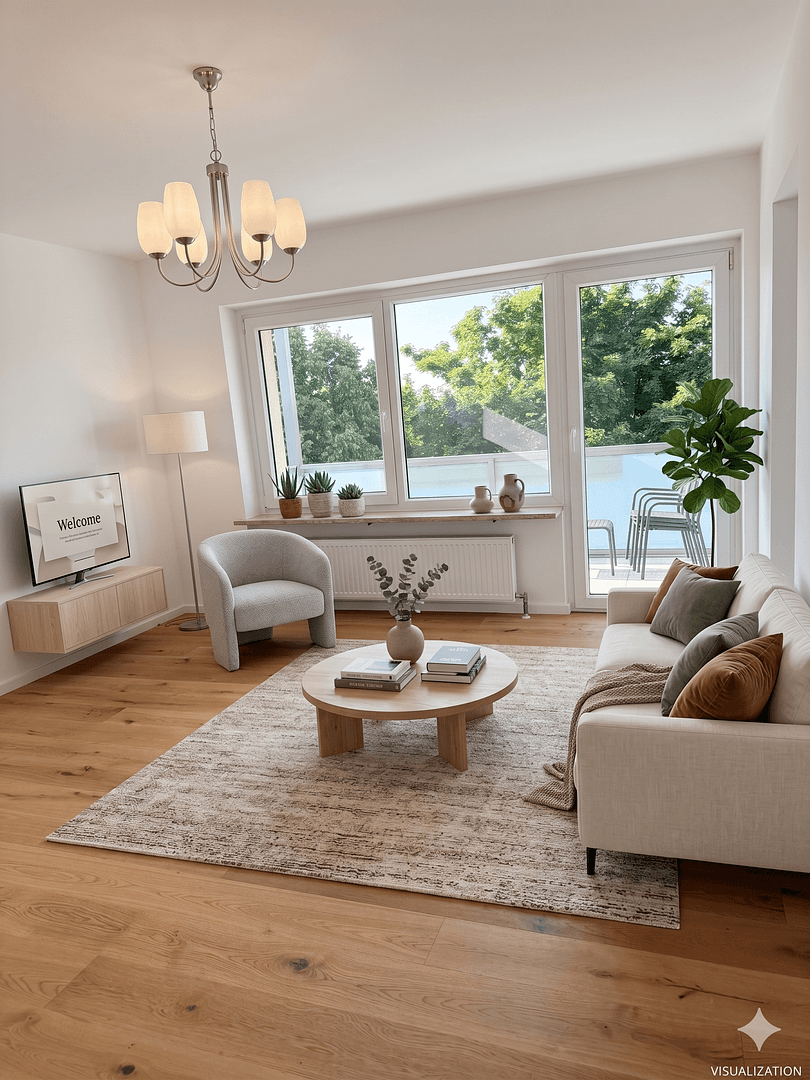 Pronájem bytu 1+1 38 m², Max Planck Str. 13, Neufahr bei Freising, Bavorsko Pronájem bytu 1+1 38 m², Max Planck Str. 13, Neufahr bei Freising, Bavorsko