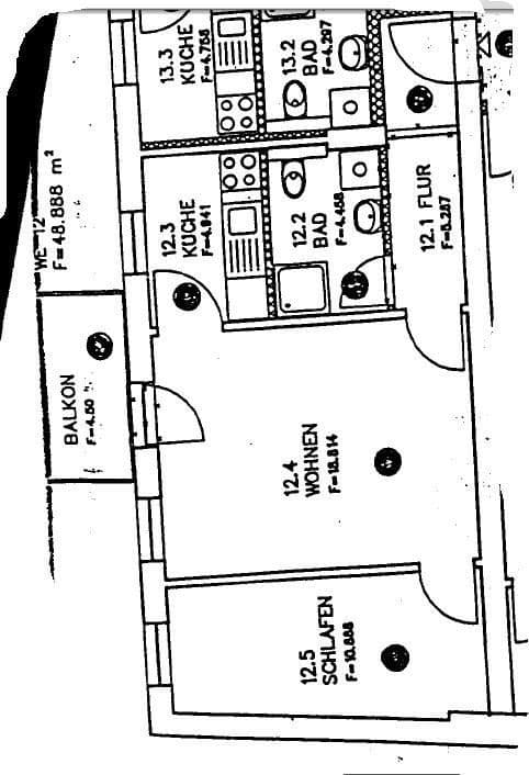 Pronájem bytu 2+1 49 m², Braunschweigerstr. 74, Magdeburg, Sasko-Anhaltsko Pronájem bytu 2+1 49 m², Braunschweigerstr. 74, Magdeburg, Sasko-Anhaltsko