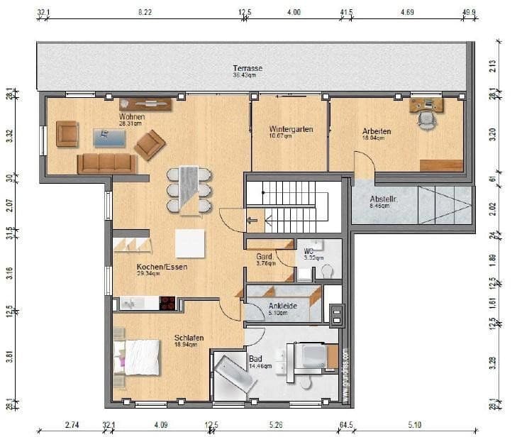 Pronájem bytu 3+1 159 m², Kassel, Hessen Pronájem bytu 3+1 159 m², Kassel, Hessen