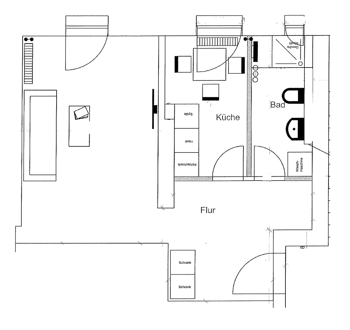 Pronájem bytu 1+1 40 m², Magdalenenstraße 21, Berlin, Berlín Pronájem bytu 1+1 40 m², Magdalenenstraße 21, Berlin, Berlín