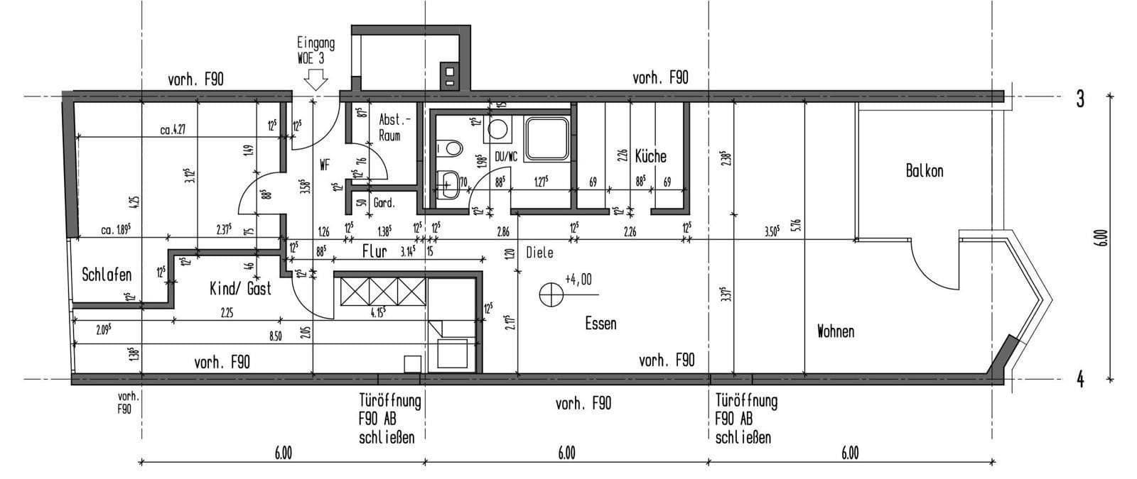 Pronájem bytu 3+1 102 m², Klevstr. 4, Troisdorf, Severní Porýní-Vestfálsko Pronájem bytu 3+1 102 m², Klevstr. 4, Troisdorf, Severní Porýní-Vestfálsko