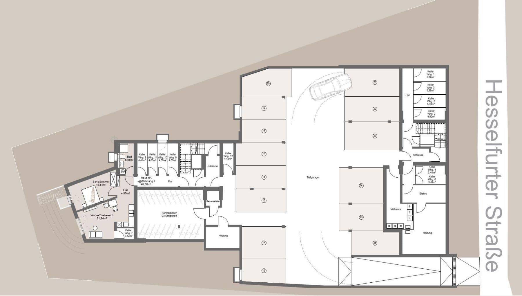 Prodej bytu 3+1 81 m², Grafing bei München, Bavorsko Prodej bytu 3+1 81 m², Grafing bei München, Bavorsko