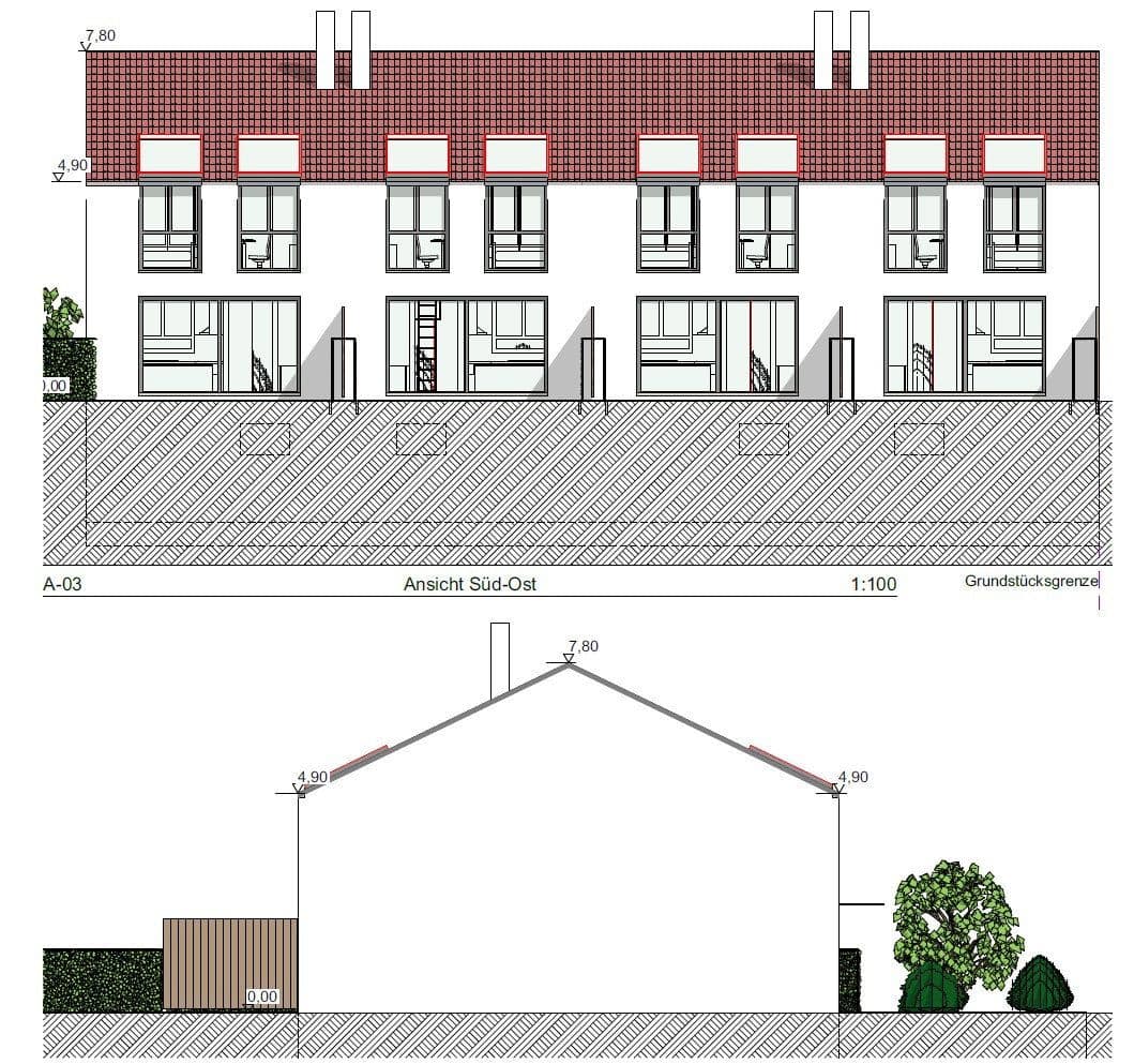 Pronájem domu 112 m², pozemek 151 m², Am Neufeld 34b, Frankfurt am Main, Hessen Pronájem domu 112 m², pozemek 151 m², Am Neufeld 34b, Frankfurt am Main, Hessen