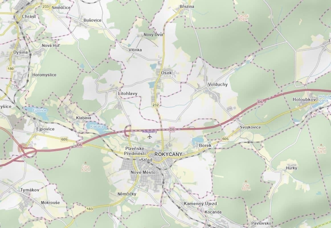 Prodej pozemku 1.242 m², Osek, Plzeňský kraj Prodej pozemku 1.242 m², Osek, Plzeňský kraj