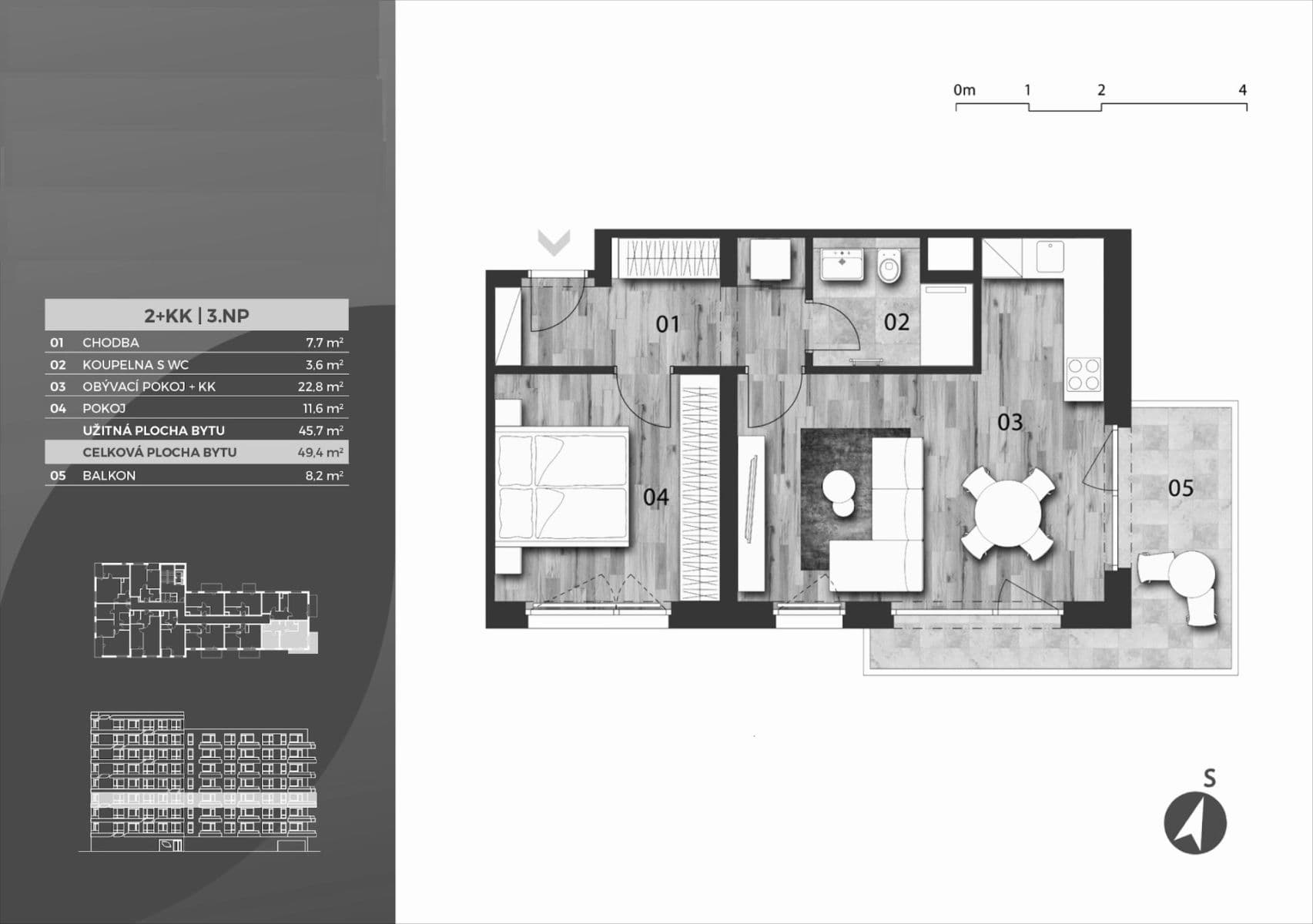 Prodej bytu 2+kk 60 m², Arnošta Valenty, Praha, Praha Prodej bytu 2+kk 60 m², Arnošta Valenty, Praha, Praha