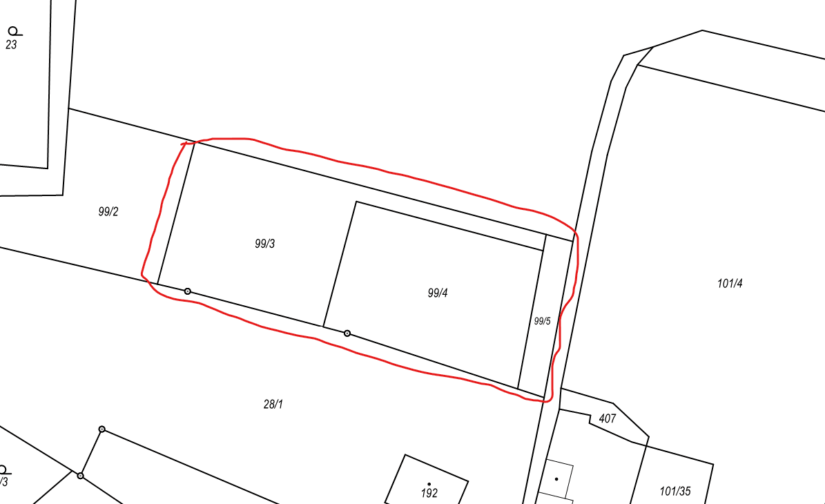 Prodej pozemku 1.961 m², Čepí, Pardubický kraj Prodej pozemku 1.961 m², Čepí, Pardubický kraj