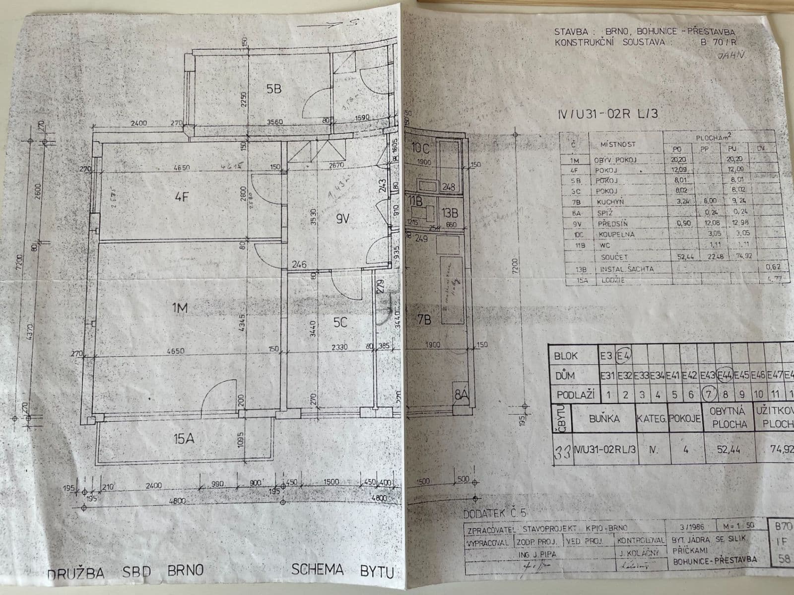 Prodej bytu 4+1 75 m², Spodní, Brno, Jihomoravský kraj Prodej bytu 4+1 75 m², Spodní, Brno, Jihomoravský kraj