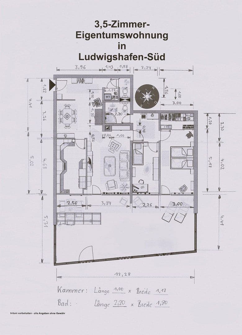 Prodej bytu 3+kk 104 m², Ludwigshafen am Rhein, Porýní-Falc Prodej bytu 3+kk 104 m², Ludwigshafen am Rhein, Porýní-Falc