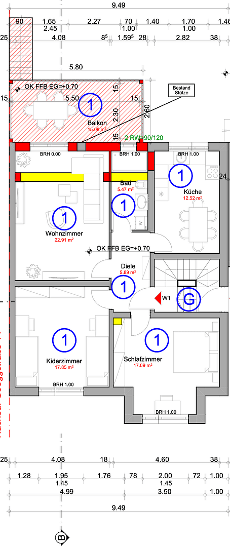 Prodej bytu 3+1 90 m², Mannheim, Bádensko-Württembersko Prodej bytu 3+1 90 m², Mannheim, Bádensko-Württembersko
