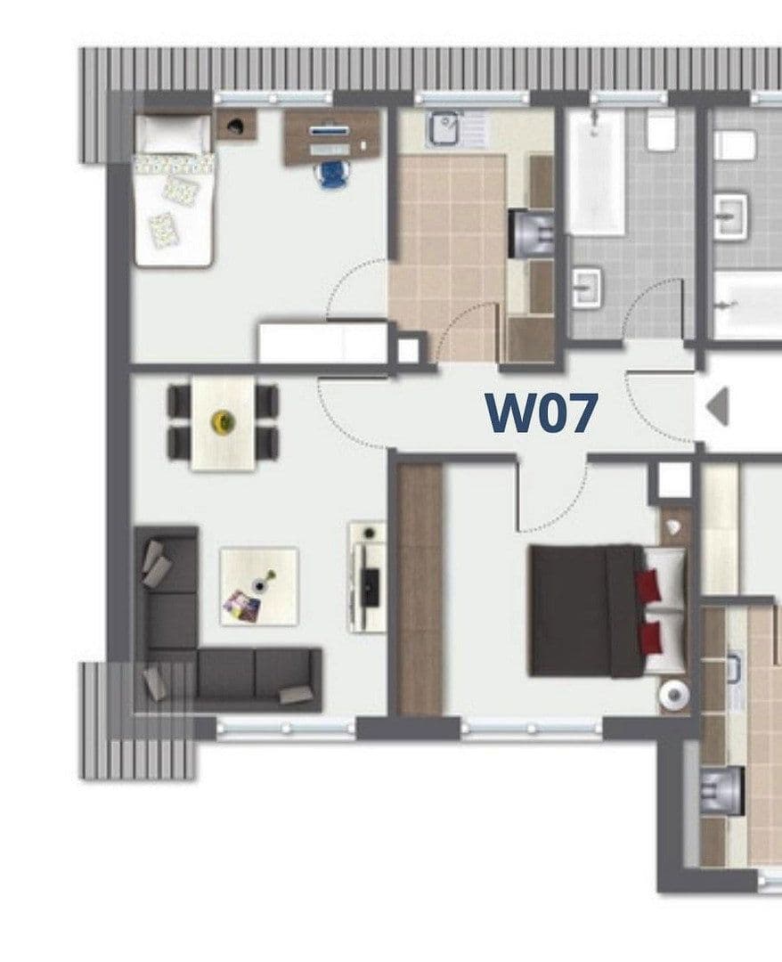 Pronájem bytu 3+1 54 m², Regensburgerstrasse 66a, Amberg, Bavorsko Pronájem bytu 3+1 54 m², Regensburgerstrasse 66a, Amberg, Bavorsko