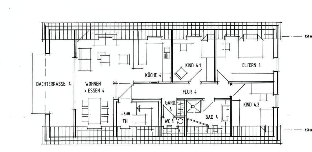 Pronájem bytu 4+1 104 m², Spessartstraße 36, Dietzenbach, Hessen Pronájem bytu 4+1 104 m², Spessartstraße 36, Dietzenbach, Hessen