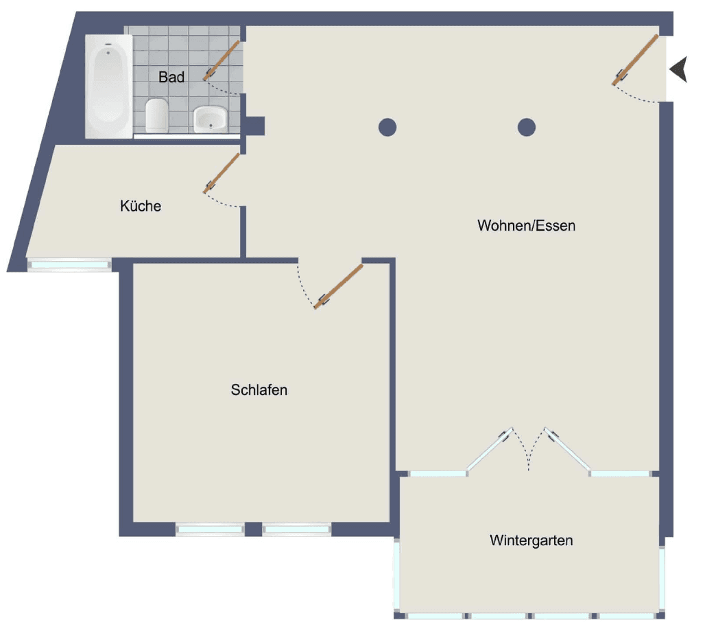 Pronájem bytu 2+1 60 m², Stuttgart, Bádensko-Württembersko Pronájem bytu 2+1 60 m², Stuttgart, Bádensko-Württembersko