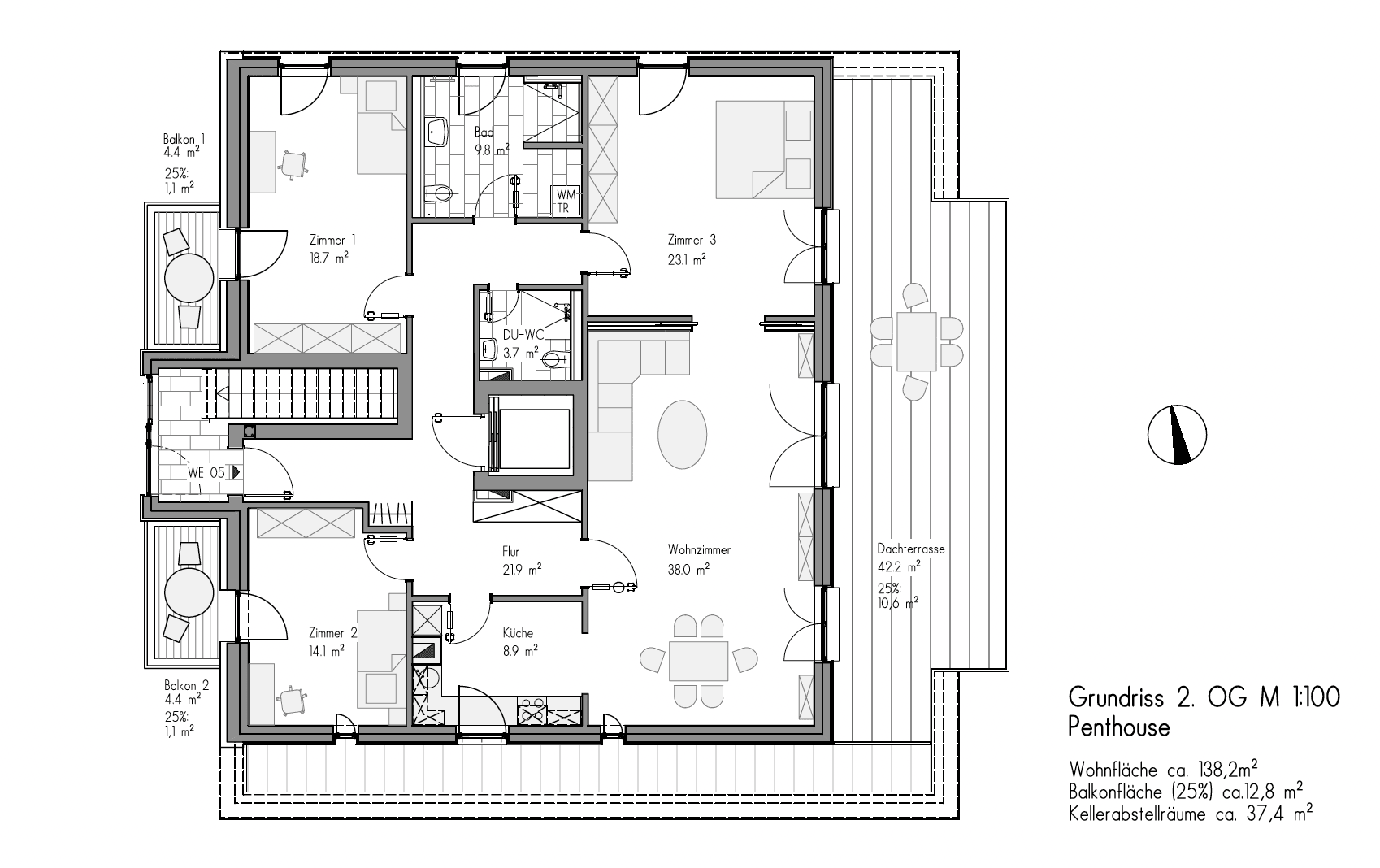 Pronájem bytu 4+1 151 m², Hamburg, Hamburg Pronájem bytu 4+1 151 m², Hamburg, Hamburg