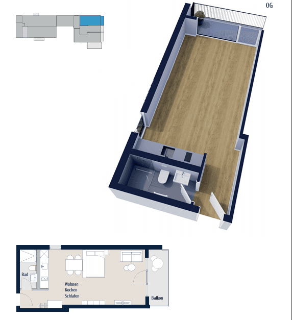 Pronájem bytu 1+1 40 m², München, Bavorsko Pronájem bytu 1+1 40 m², München, Bavorsko