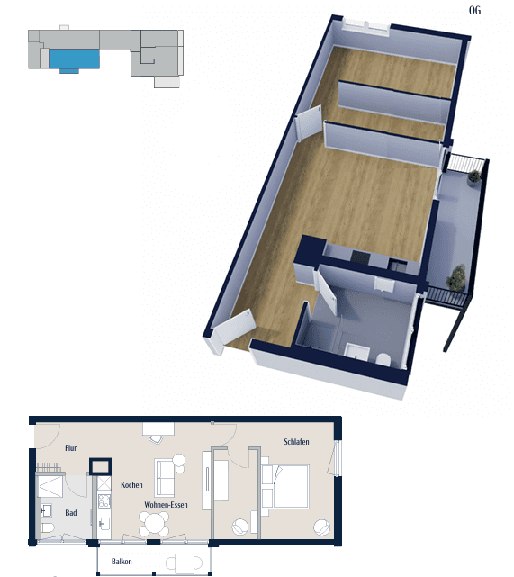 Pronájem bytu 2+kk 54 m², München, Bavorsko Pronájem bytu 2+kk 54 m², München, Bavorsko