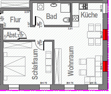 Pronájem bytu 2+1 66 m², Sagard, Mecklenburg-Vorpommern Pronájem bytu 2+1 66 m², Sagard, Mecklenburg-Vorpommern