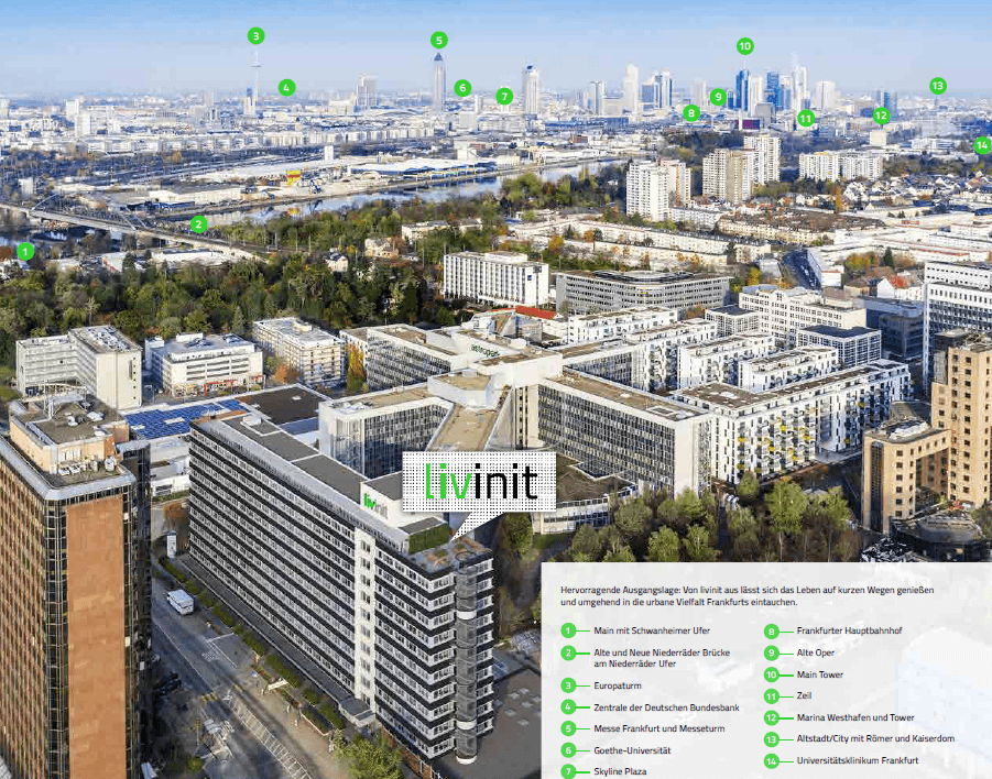 Pronájem bytu 1+1 20 m², Lyoner Straße 11, Frankfurt am Main-Niederrad, Hessen Pronájem bytu 1+1 20 m², Lyoner Straße 11, Frankfurt am Main-Niederrad, Hessen