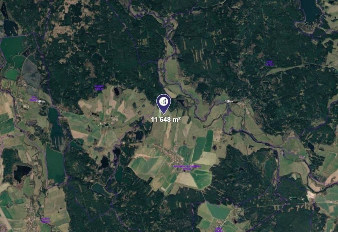 Prodej pozemku 11.648 m², Novosedly nad Nežárkou, Jihočeský kraj Prodej pozemku 11.648 m², Novosedly nad Nežárkou, Jihočeský kraj
