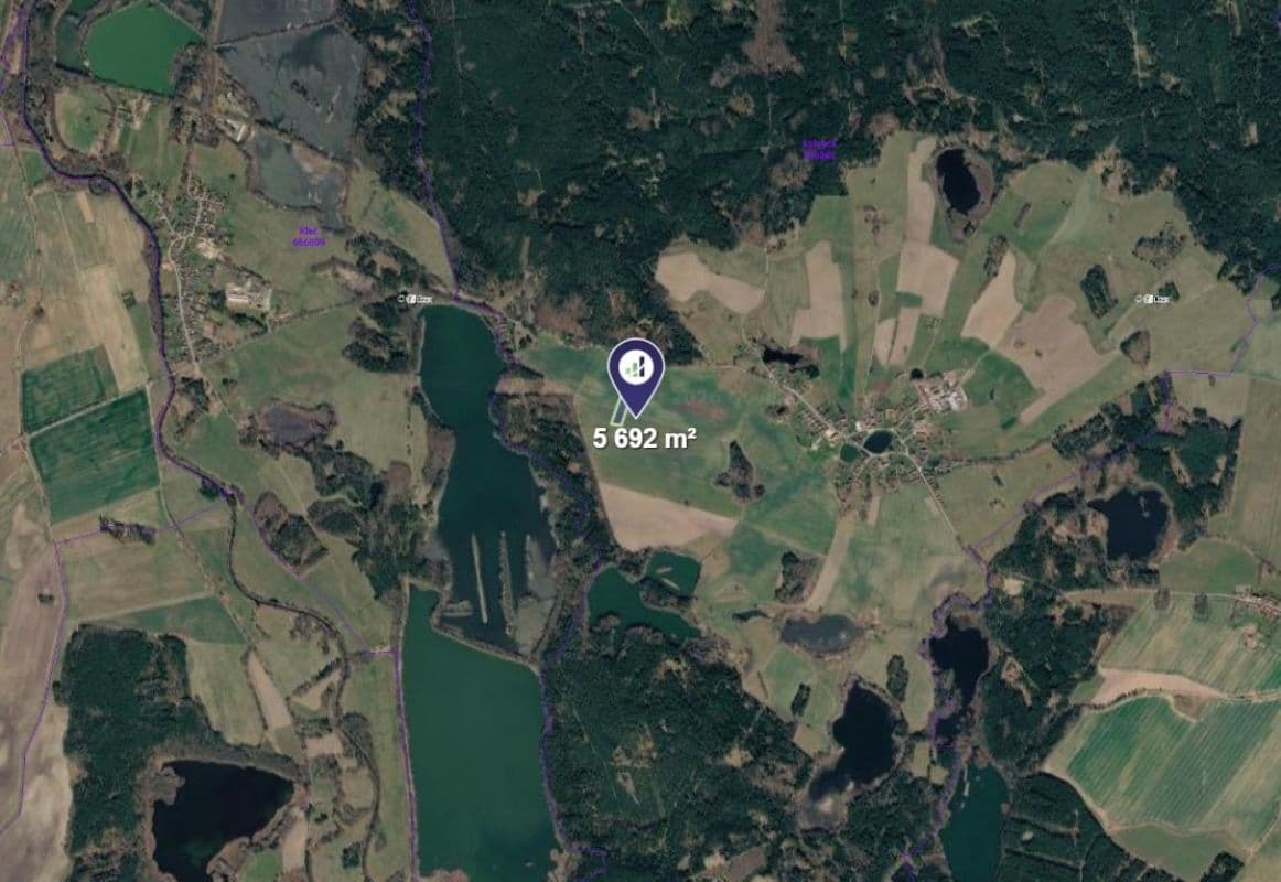 Prodej pozemku 5.692 m², Novosedly nad Nežárkou, Jihočeský kraj Prodej pozemku 5.692 m², Novosedly nad Nežárkou, Jihočeský kraj